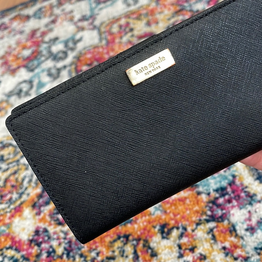 Kate Spade black wallet